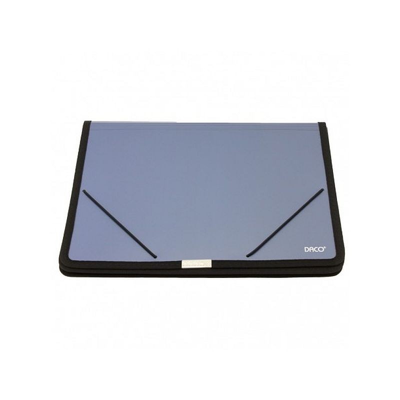 Mapa plastic cu elastic si burduf Daco Mov - imagine 5